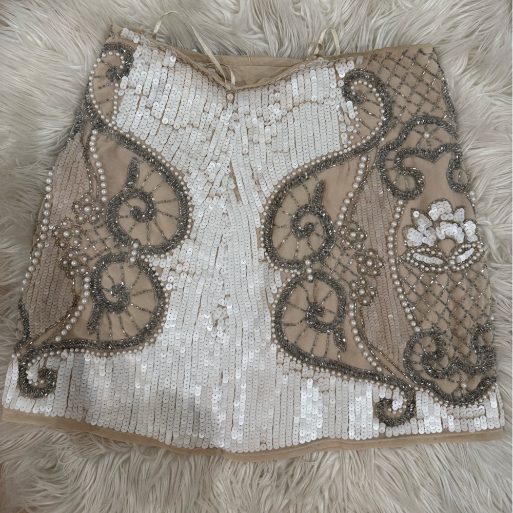 Sequin and Bead Skirt - Picture 4 of 5